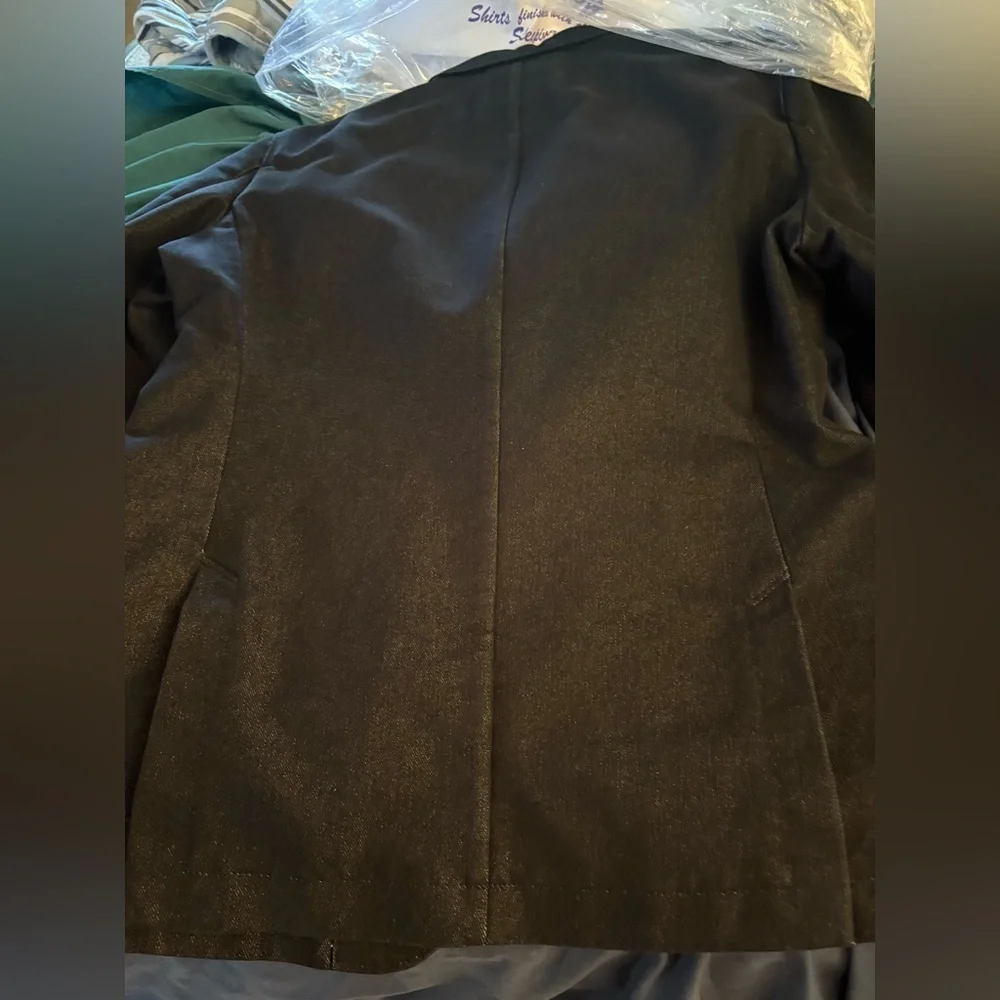 Stylish Classic Hugo Boss Charcoal  Casual Black Blazer for Men Traditional fit